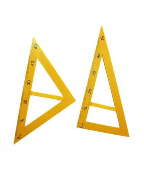 Set din 2 echere din plastic pentru tablă